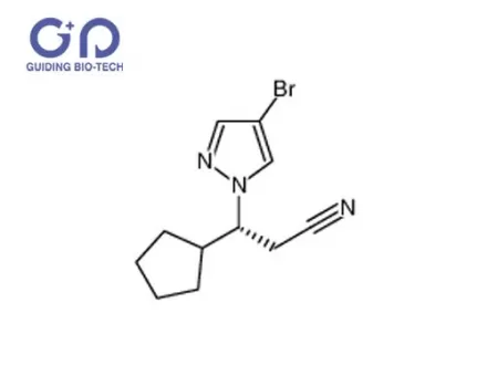 (R)-3-(4-bromo-1H-pyrazol-1-yl)-3-cyclopentylpropanenitrile,CAS No.1146629-83-5