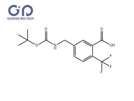 5-(((tert-butoxycarbonyl)amino)methyl)-2-(trifluoromethyl)benzoic acid,CAS No.1381846-32-7