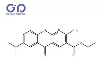 Ethyl 2-amino-7-isopropyl-5-oxo-5H-chromeno[2,3-b]pyridine-3-carboxylate,CAS No.68301-99-5