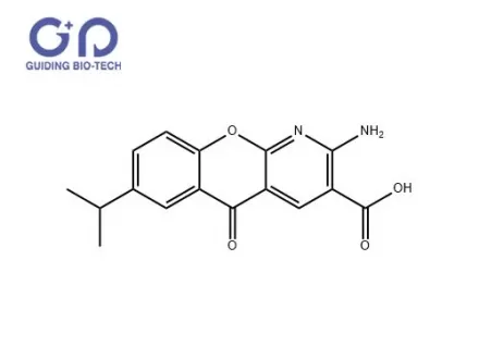 2-amino-7-isopropyl-5-oxo-5H-chromeno[2,3-b]pyridine-3-carboxylic acid,CAS No.68302-57-8