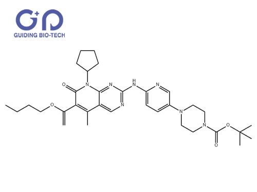 tert-butyl 4-(6-((6-(1-butoxyvinyl)-8-cyclopentyl-5-methyl-7-oxo-7,8-dihydropyrido[2,3-d]pyrimidin-2-yl)amino)pyridin-3-yl)piperazine-1-carboxylate,CAS No.866084-31-3