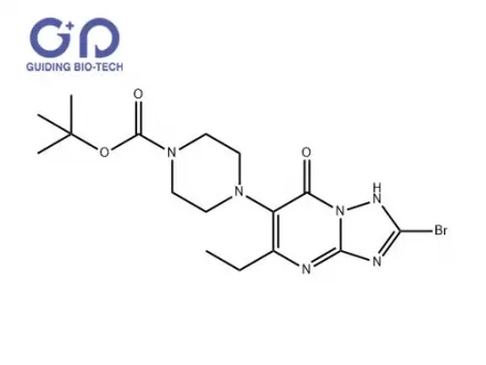 1-Piperazinecarboxylic acid, 4-(2-bromo-5-ethyl-1,7-dihydro-7-oxo[1,2,4]triazolo[1,5-a]pyrimidin-6-yl)-, 1,1-dimethylethyl ester,CAS No.2869957-16-2