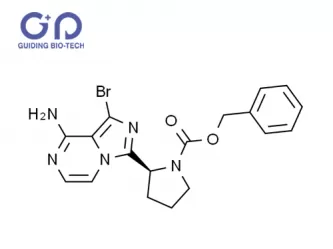 (2S)-2-(8-amino-1-bromoimidazo[1,5-a]pyrazin-3-yl)-1-Pyrrolidineca rboxylic acid phenylmethyl ester,CAS No.1420478-88-1